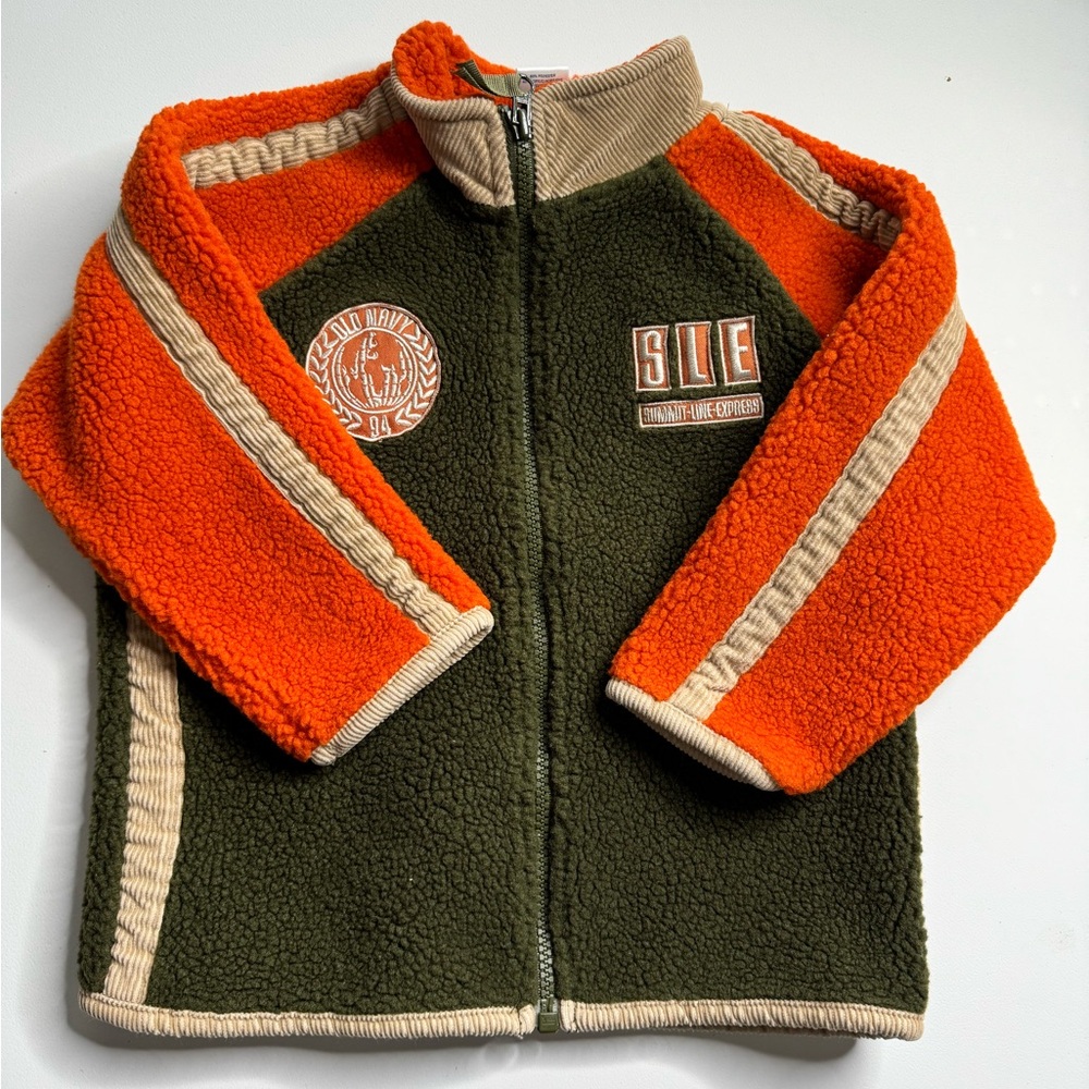 2005 old navy fleece zip up jacket 3t